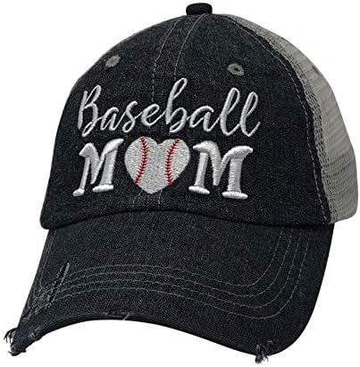 קוקומו נשמה נשים בייסבול כובע אמא | כובע אמא בייסבול 202 אפור כהה